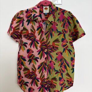 Farm x Anthropologie Printed Surf Shirt (Small)